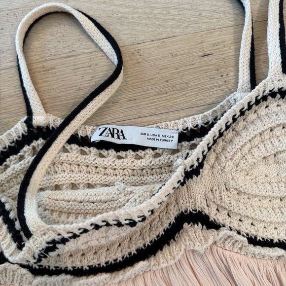 Zara crochet combination dress - Picture 5 of 7